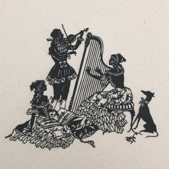 💖 Handmade PaperCut Silhouette Scherenschn… - Picture 1 of 7